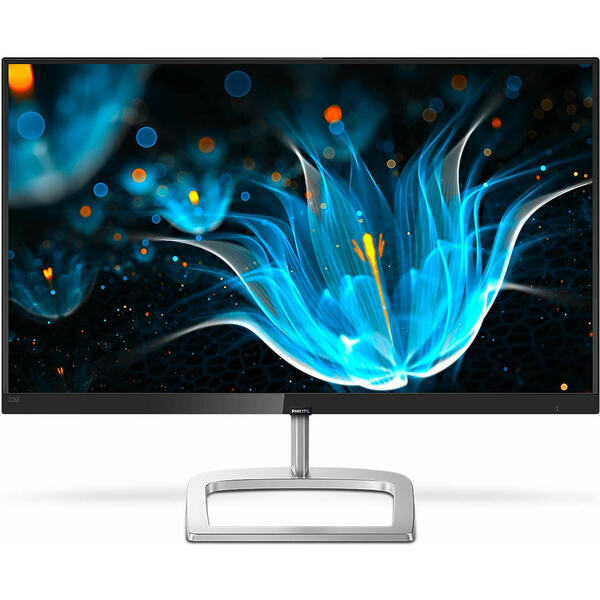 Monitor LED Philips 226E9QHAB 21.5 inch, Full HD, 5ms, 75Hz, Boxe, Negru/Argintiu