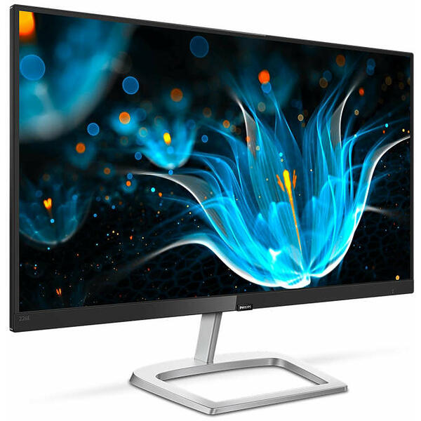 Monitor LED Philips 226E9QHAB 21.5 inch, Full HD, 5ms, 75Hz, Boxe, Negru/Argintiu