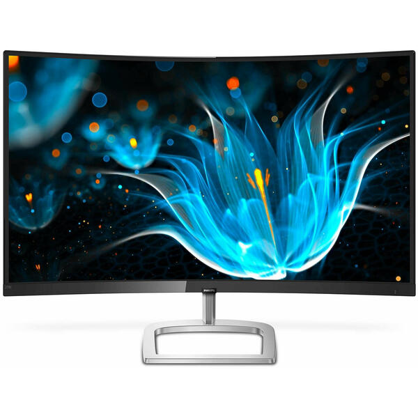 Monitor LED Philips 278E9QJAB Curbat, 27 inch Full HD, 4ms, Boxe, Negru/Argintiu