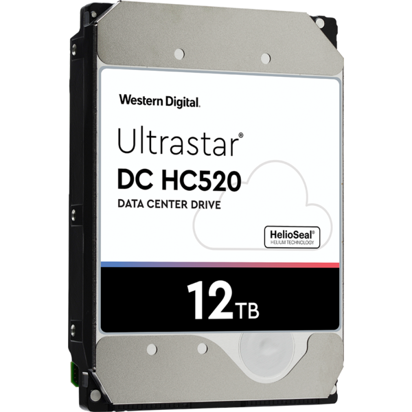 Hard Disk WD Ultrastar DC HC520, 3.5 inch, 12TB, SATA 3, 7200RPM, 256MB