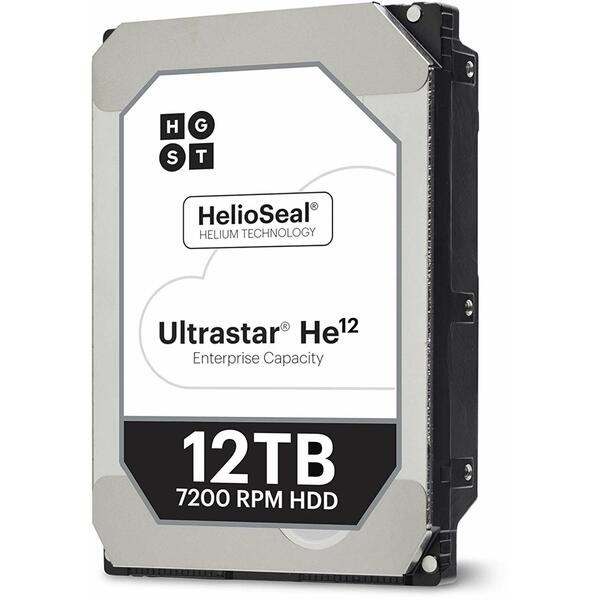 Hard Disk WD Ultrastar DC HC520, 3.5 inch, 12TB, SATA 3, 7200RPM, 256MB