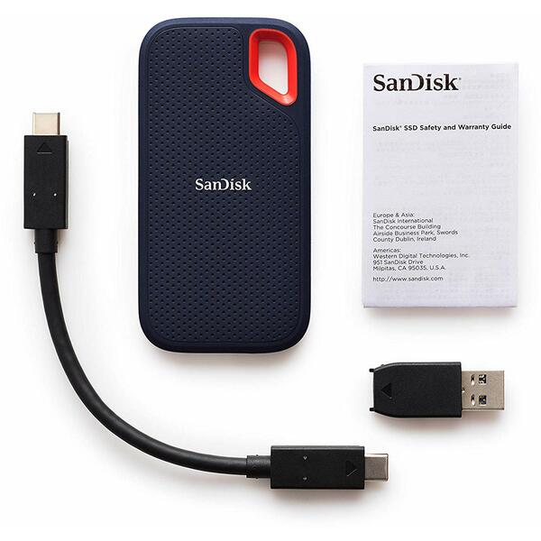 SSD Extern SanDisk Extreme Portable 500GB USB 3.1 tip C