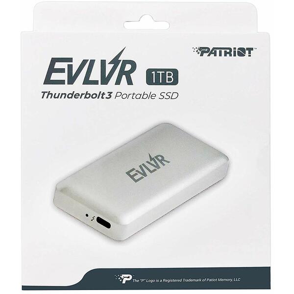 SSD Extern PATRIOT EVLVR Thunderbolt 3, 1TBGB