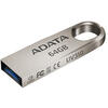 Memorie USB A-DATA UV310, 64GB, USB 3.1, Metalic