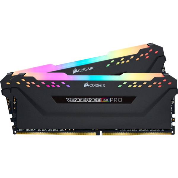 Memorie Corsair Vengeance RGB PRO, 32GB, DDR4, 2666MHz, CL16, 1.2V, Kit Dual Channel