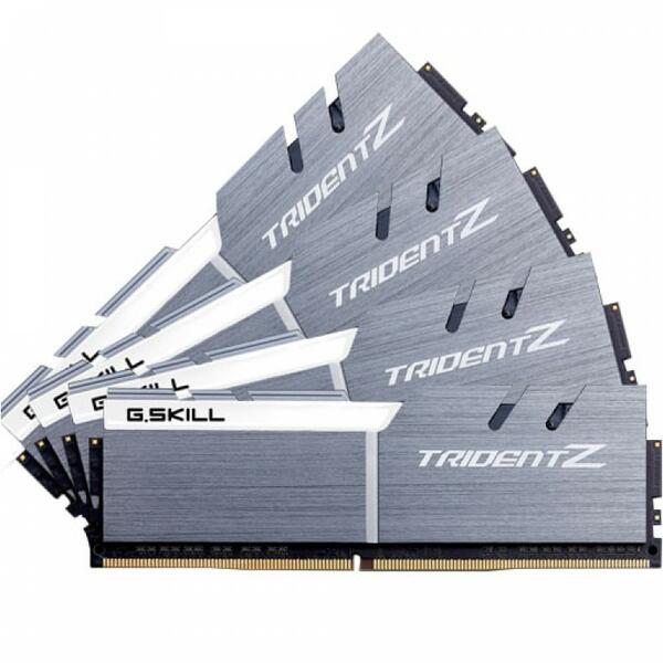 Memorie G.Skill Trident Z Silver 64GB DDR4 3466MHz CL16 1.35V Kit Quad Channel