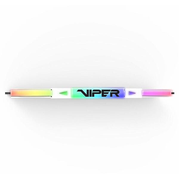 Memorie PATRIOT Viper RGB White 16GB DDR4 3000MHz CL15 1.35V Kit Dual Channel