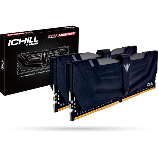 Memorie INNO3D iCHILL 16GB DDR4 2400MHz CL16 1.2V, Kit Dual Channel