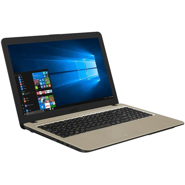 Laptop Asus VivoBook 15 X540UB-DM547, 15.6 inch Full HD, Intel Core i3-7020U, 4GB DDR4, 1TB, GeForce MX110 2GB, Endless OS, Chocolate Black