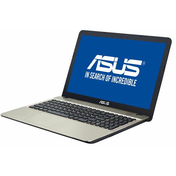 Laptop Asus VivoBook Max X541UA-DM1223T, 15.6'' FHD, Core i3-7100U 2.4GHz, 4GB DDR4, 256GB SSD, Intel HD 620, Win 10 Home, Chocolate Black
