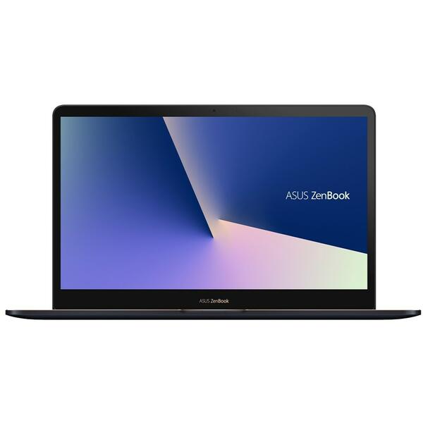 Ultrabook Asus ZenBook Pro UX550GD-BN017R, 15.6 inch Full HD, Intel Core i7-8750H, 16GB DDR4, 512GB SSD, GeForce GTX 1050 4GB, Win 10 Pro, Deep Dive Blue