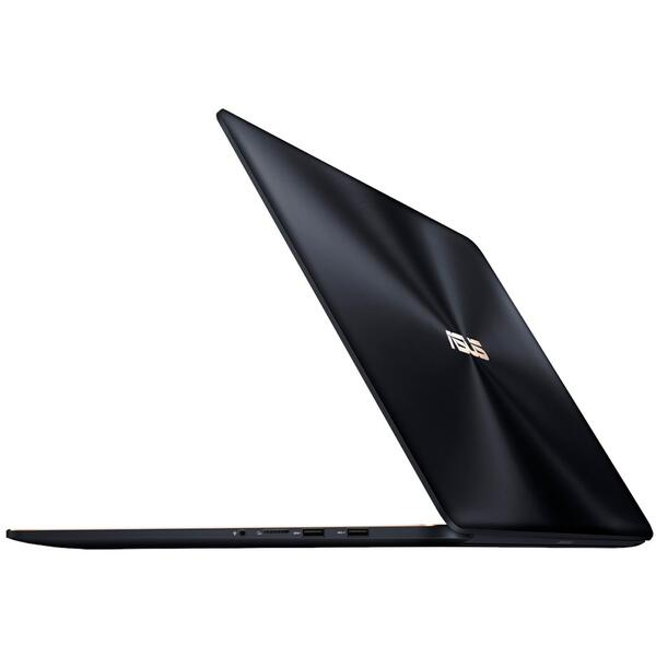 Ultrabook Asus ZenBook Pro UX550GD-BN017R, 15.6 inch Full HD, Intel Core i7-8750H, 16GB DDR4, 512GB SSD, GeForce GTX 1050 4GB, Win 10 Pro, Deep Dive Blue