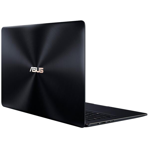 Ultrabook Asus ZenBook Pro UX550GD-BN017R, 15.6 inch Full HD, Intel Core i7-8750H, 16GB DDR4, 512GB SSD, GeForce GTX 1050 4GB, Win 10 Pro, Deep Dive Blue