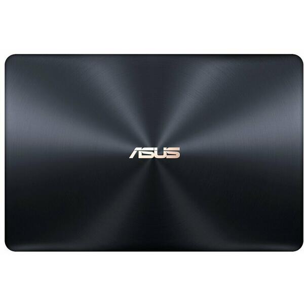 Ultrabook Asus ZenBook Pro UX550GD-BN018R, 15.6 inch Full HD, Intel Core i5-8300H 8GB DDR4, 512GB SSD, GeForce GTX 1050 4GB, Win 10 Pro, Deep Dive Blue