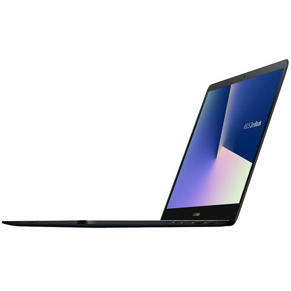 Ultrabook Asus ZenBook Pro UX550GD-BN017R, 15.6 inch Full HD, Intel Core i7-8750H, 16GB DDR4, 512GB SSD, GeForce GTX 1050 4GB, Win 10 Home, Deep Dive Blue