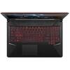 Laptop Asus Gaming TUF FX504GD-E4083, 15.6 inch Full HD, Intel Core i5-8300H, 8GB DDR4, 1TB HDD, GeForce GTX 1050 4GB, FreeDos, Black