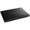 Laptop Asus Gaming TUF FX504GD-E4997, 15.6 inch Full HD, Intel Core i5-8300H, 8GB DDR4, 256GB SSD, GeForce GTX 1050 4GB, FreeDos, Black