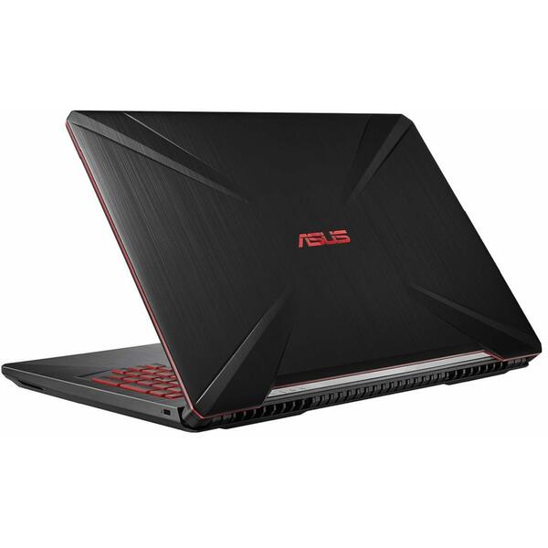 Laptop Asus Gaming TUF FX504GD-E4997, 15.6 inch Full HD, Intel Core i5-8300H, 8GB DDR4, 256GB SSD, GeForce GTX 1050 4GB, FreeDos, Black