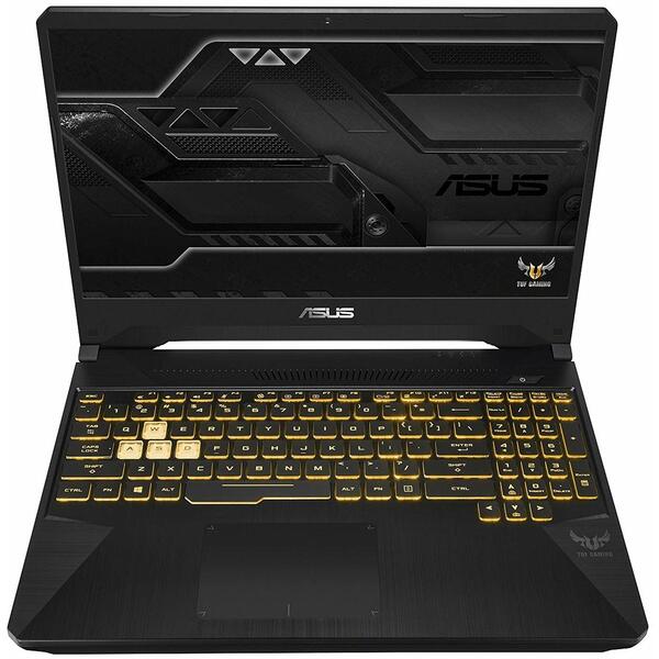 Laptop Gaming Asus TUF Gaming FX505GM, 15.6 inch Full HD, Intel Core i5-8300H, 8GB DDR4, 1TB SSHD, GeForce GTX 1060 6GB, Gun Metal