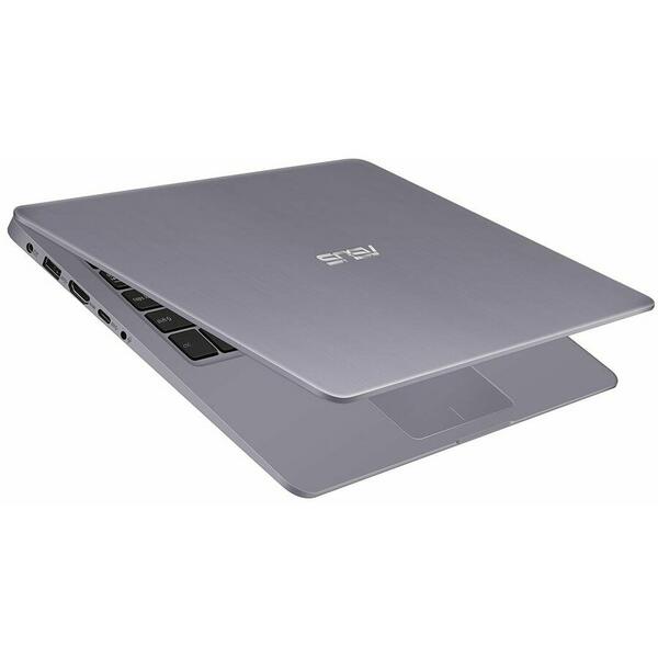 Ultrabook Asus VivoBook S14 S410UA-EB681, 14 inch Full HD, Intel Core i5-8250U, 4GB DDR4, 1TB SSHD, Intel UHD 620, Endless OS, Grey