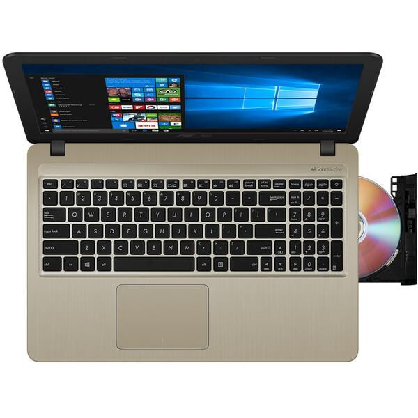 Laptop Asus VivoBook 15 X540UA, 15.6 inch FHD, Intel Core i7-8550U, 8GB DDR4, 512GB SSD, GMA UHD 620, Endless OS, Chocolate Black