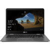 Laptop 2 in 1 Asus ZenBook Flip 14 UX461FA-E1041R, 14 inch Full HD Touch, Procesor Intel Core i7-8565U, 8GB, 512GB SSD, Intel UHD 620, Win 10 Pro, Slate Gray