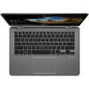 Laptop 2 in 1 Asus ZenBook Flip 14 UX461FA-E1041R, 14 inch Full HD Touch, Procesor Intel Core i7-8565U, 8GB, 512GB SSD, Intel UHD 620, Win 10 Pro, Slate Gray