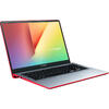 Ultrabook Asus VivoBook S15 S530UA, 15.6 inch Full HD, Intel Core i5-8250U, 8GB DDR4, 256GB SSD, Intel UHD 620, FreeDos, Star Grey/Red Border