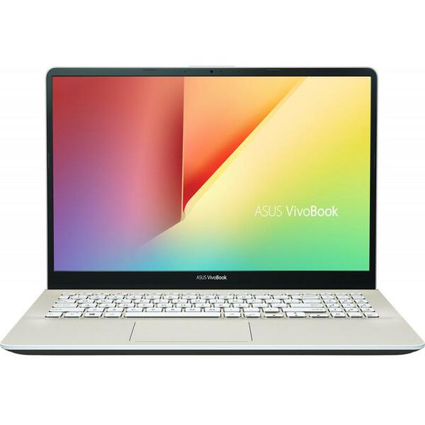 Ultrabook Asus VivoBook S15 S530UF, 15.6 inch Full HD, Intel Core i5-8250U, 8GB DDR4, 256GB SSD, GeForce MX130 2GB, Endless OS, Icicle Gold