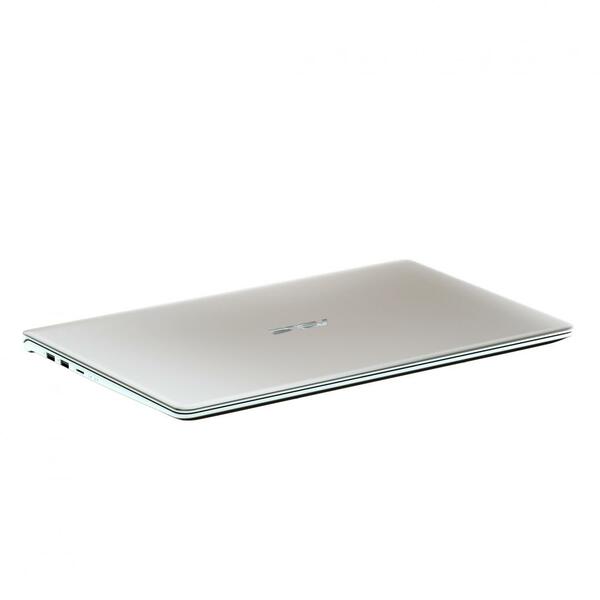 Ultrabook Asus VivoBook S15 S530UF, 15.6 inch Full HD, Intel Core i5-8250U, 8GB DDR4, 256GB SSD, GeForce MX130 2GB, Endless OS, Icicle Gold
