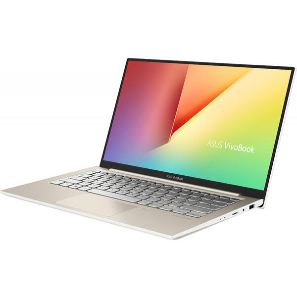Ultrabook Asus VivoBook S13 S330UA, 13.3 inch Full HD, Intel Core i7-8550U, 8GB, 256GB SSD, Intel UHD 620, Win 10 Home, Icicle Gold