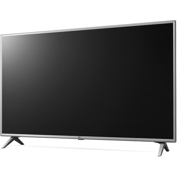 Televizor LED LG 50UK6500MLA, 127 cm, Smart TV, 4K Ultra HD, HDR 4K, Dolby Atmos, Wi-Fi, Negru/Argintiu