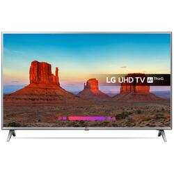Smart TV 49UK6300MLB, 123cm, 4K Ultra HD, HDR 4K, Wi-Fi, Negru/Argintiu