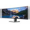 Monitor LED Dell Ultra Sharp, U4919DW, 49 inch IPS, 5ms, Dual QHD, Curbat, Negru