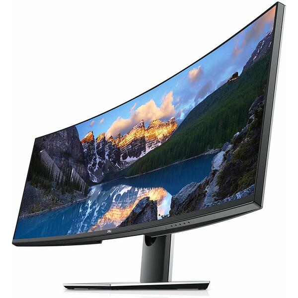 Monitor LED Dell Ultra Sharp, U4919DW, 49 inch IPS, 5ms, Dual QHD, Curbat, Negru