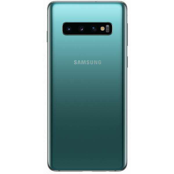 Smartphone Samsung Galaxy S10 Dual Sim  LTE, Ecran 6.1 inch QHD, Octa Core, 8GB DDR4, 512GB Camera UHD 10MP + Tri Camera 12MP+12MP+16MP, Teal Green