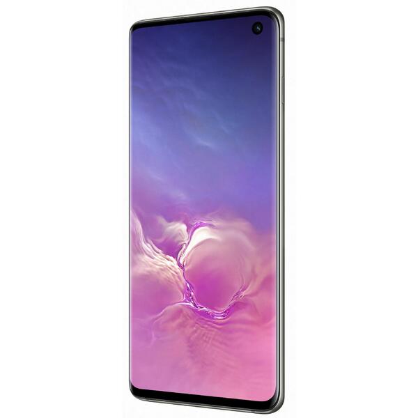 Smartphone Samsung Galaxy S10 Dual Sim  LTE, Ecran 6.1 inch QHD, Octa Core, 8GB DDR4, 128GB Camera UHD 10MP + Tri Camera 12MP+12MP+16MP, Gradation Black