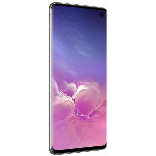 Smartphone Samsung Galaxy S10 Dual Sim  LTE, Ecran 6.1 inch QHD, Octa Core, 8GB DDR4, 128GB Camera UHD 10MP + Tri Camera 12MP+12MP+16MP, Gradation Black