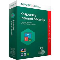 Antivirus Kaspersky Internet Security, 4 Dispozitive, 1 an, Reinnoire, Electonic
