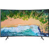 Televizor LED Samsung Smart TV Curbat 49NU7372 123cm 4K UHD HDR, Negru