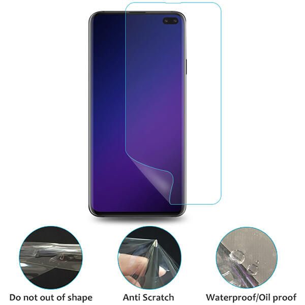 Folie de protectie Tellur TPU Full Glue pentru Samsung Galaxy S10, Transparenta