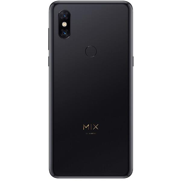 Smartphone Xiaomi Mi Mix 3, 6.39 inch Full HD+, Octa Core, 128GB, 6GB RAM, Dual SIM, 4G, Mecanical Pop-up Camera, 4-axis OIS, Quick Charge 4.0+, Wireless Charger, Onyx Black