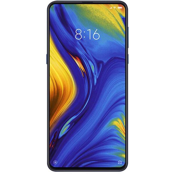 Smartphone Xiaomi Mi Mix 3, 6.39 inch Full HD+, Octa Core, 128GB, 6GB RAM, Dual SIM, 4G, Mecanical Pop-up Camera, 4-axis OIS, Quick Charge 4.0+, Wireless Charger, Sapphire Blue