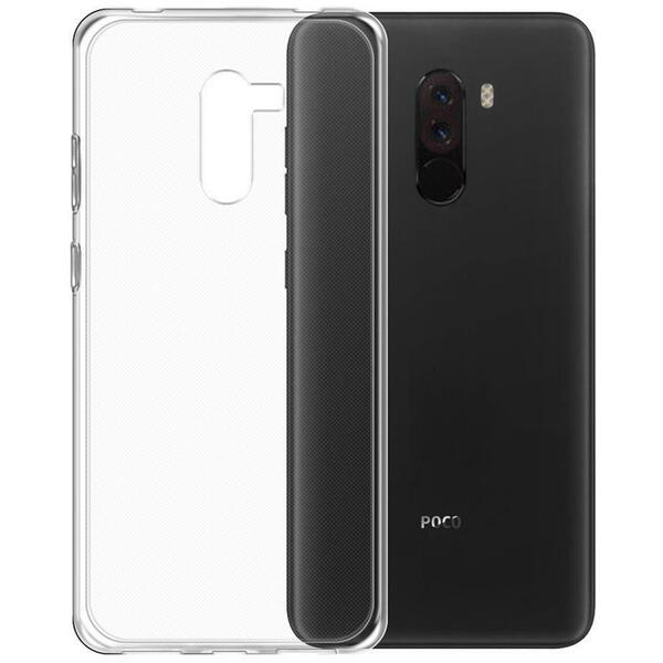 Capac protectie spate Tellur din Silicon pentru Xiaomi Pocophone F1, Transparenta