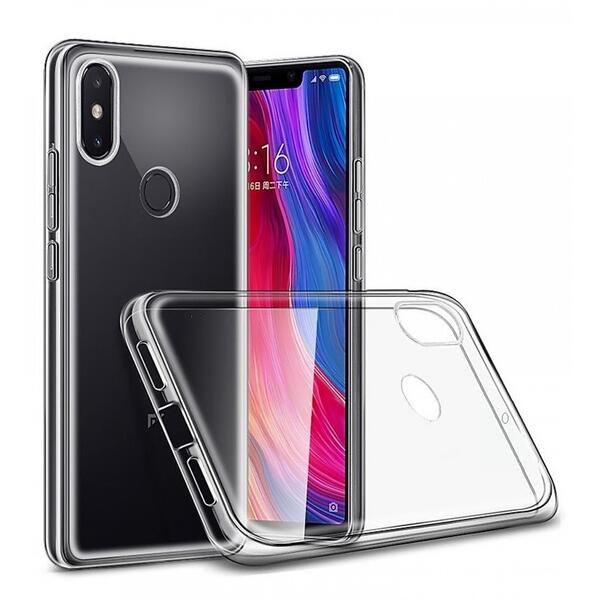 Capac protectie spate Tellur din Silicon pentru Xiaomi Redmi Note 6 Pro, Transparenta