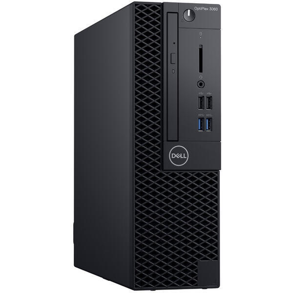 Sistem Brand Dell OptiPlex 3060 SFF, Intel Core i5-8500 3.0GHz, 8GB DDR4, 256GB SSD, Intel UHD 630, Linux