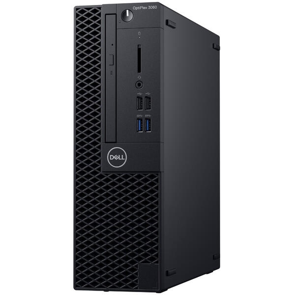 Sistem Brand Dell OptiPlex 3060 SFF, Intel Core i5-8500 3.0GHz, 8GB DDR4, 256GB SSD, Intel UHD 630, Windows 10 Pro