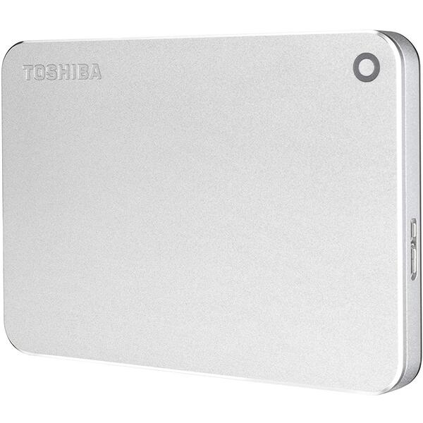 Hard Disk Extern Toshiba Canvio Premium 2.5 inch 2TB USB 3.0 Argintiu