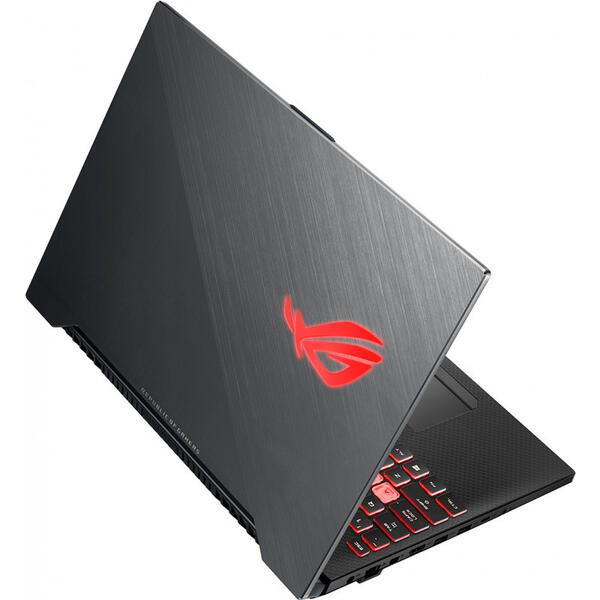 Laptop Gaming Asus ROG GL504GS, 15.6 inch FHD 144Hz 3ms, Intel Core i7-8750H, 16GB DDR4,1TB HDD + 256GB SSD, GeForce GTX 1070 8GB, Negru