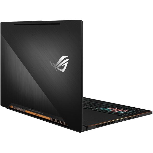 Laptop Gaming Asus ROG ZEPHYRUS GX501GI, FHD 144Hz 3ms G-Sync, Intel Core i7-8750H, 24GB DDR4, 512GB SSD, GeForce GTX 1080 8GB, Win 10 Home, Negru